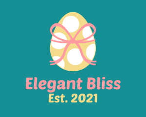 Celebration - Spotted Egg Present logo design
