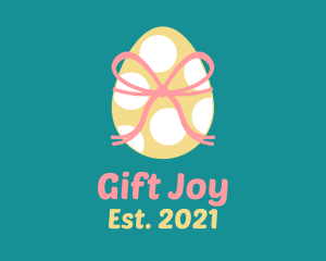 Spotted Egg Present logo design