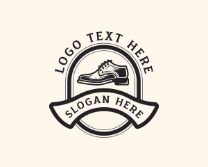 Men - Fashion Leather Shoes logo design