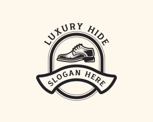 Leather - Fashion Leather Shoes logo design