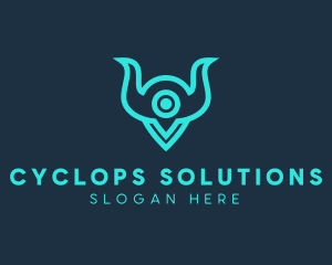 Cyclops - Monster Tech Navigation logo design