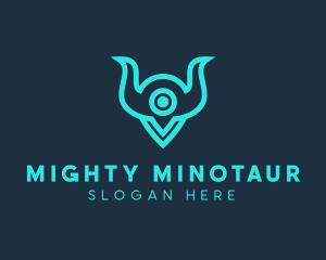 Minotaur - Monster Tech Navigation logo design