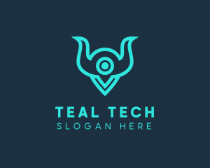 Monster Tech Navigation logo design