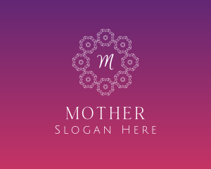 Floral Decorative Boutique Logo
