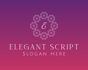 Floral Decorative Boutique logo design