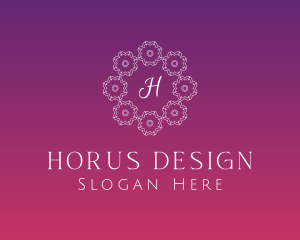 Floral Decorative Boutique logo design