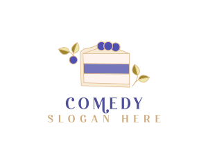 Blueberry Sweet Dessert Logo