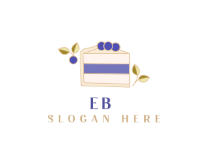 Doodle - Blueberry Sweet Dessert logo design