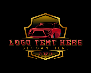 Auto Detailing - Transport Car Automotive logo design