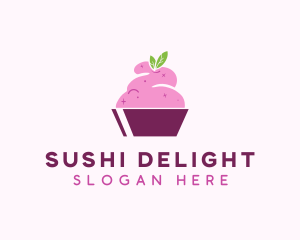 Organic Cupcake Mix logo design