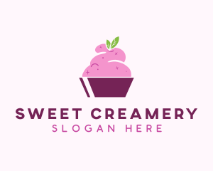 Organic Cupcake Mix logo design