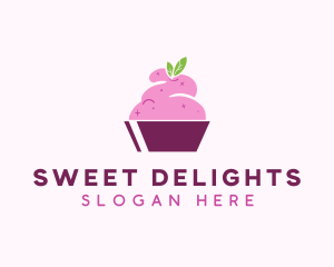 Organic Cupcake Mix logo design