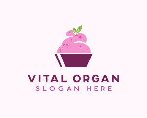 Organic Cupcake Mix logo design