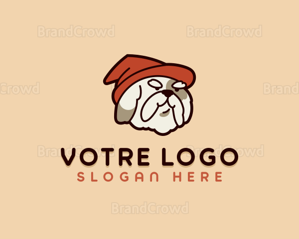 Wizard Hat Dog Logo