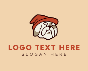 Adorable - Wizard Hat Dog logo design