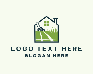 Equipment - Garden Lawn Mower logo design