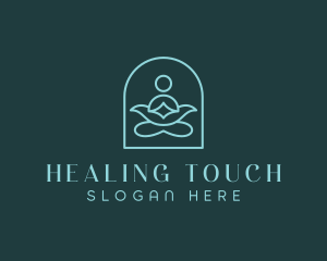 Wellness Yoga Reiki logo design