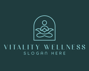 Wellness Yoga Reiki logo design