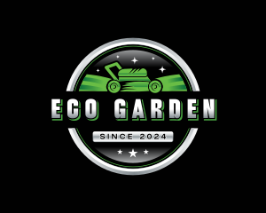 Garden Mower Landscaping logo design