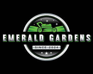 Garden Mower Landscaping logo design