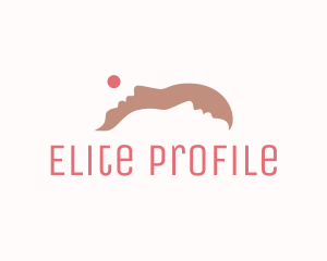 Profile - Mountain Face Silhouette logo design