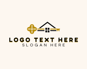 Residential - Residential Property Key logo design