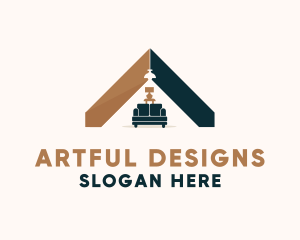 Home Interior Furniture logo design