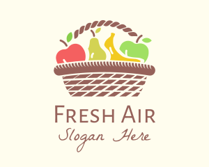 Healthy Fruit Basket logo design