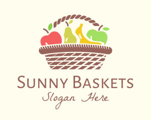 Healthy Fruit Basket logo design