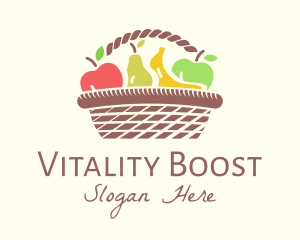 Healthy - Healthy Fruit Basket logo design