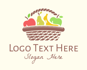 Local - Healthy Fruit Basket logo design