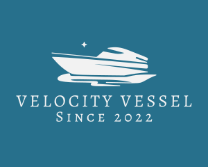 Speedboat - Yacht Sailing Cruise logo design