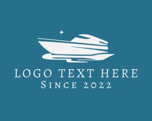 Boating - Yacht Sailing Cruise logo design