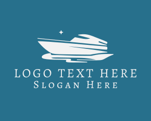 Yacht Sailing Cruise Logo