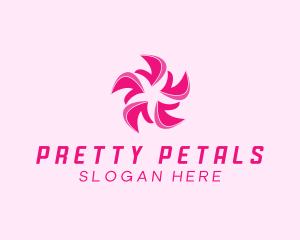 Florist Flower Petals logo design