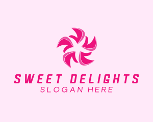 Florist Flower Petals logo design