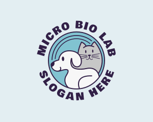 Dog Cat Veterinarian Logo