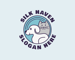 Dog Cat Veterinarian Logo