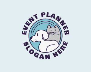 Dog Cat Veterinarian Logo