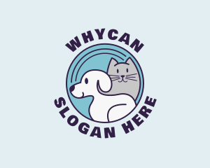 Cat - Dog Cat Veterinarian logo design