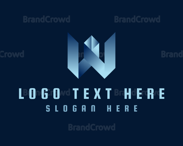 Tech Startup Letter W Logo