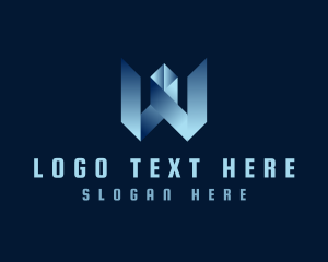 Letter W - Tech Startup Letter W logo design