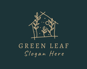 Eco Leaf Home  logo design