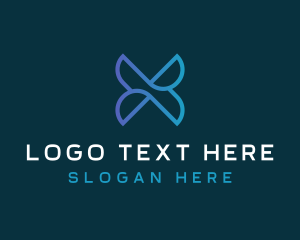 Media - Generic Letter X Company logo design
