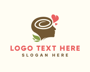 Heart - Mental Psychology Therapy logo design