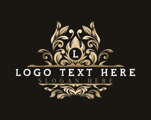 Premium - Luxury Floral Decoration logo design