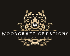 Luxury Floral Decoration Logo