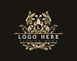 Luxury Floral Decoration logo design