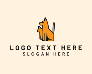Dog Bone - Pet Dog Breeder logo design