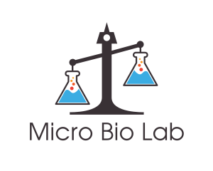 Legal Science Lab Scales of Justice logo design